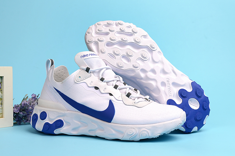 Nike Undercover 55 White Blue Shoes - Click Image to Close